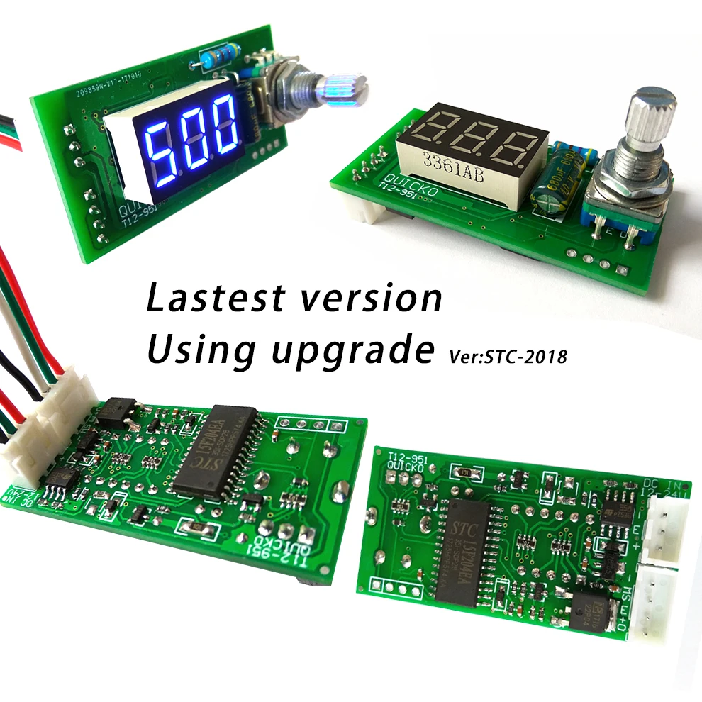 

MINI T12 LED soldering station electronic welding iron 2018 New design DC Version Portable T12 Digital Iron T12-941 QUICKO