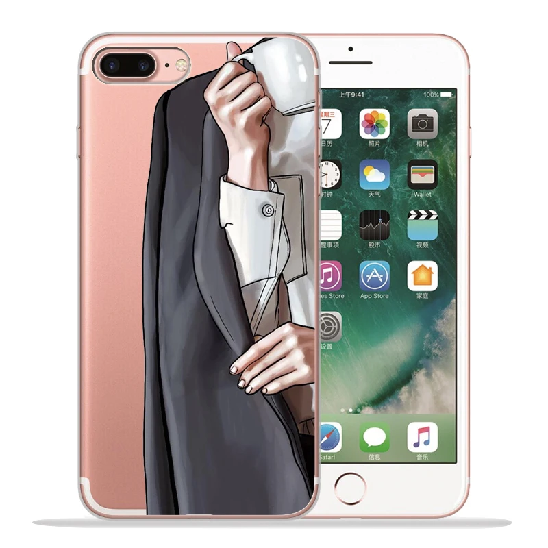 Чехол для iphone 8 модный прозрачный чехол для девушек и женщин для iphone 7 X XS Max XR 6 7 8 Plus 5S Новое поступление чехол Etui