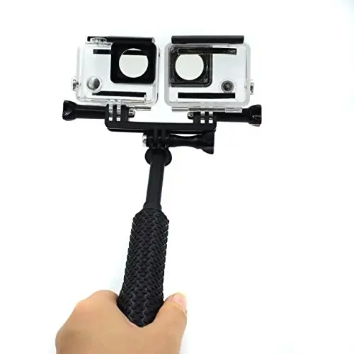 Двойной мост Крепление Адаптер для GoPro Hero 4 3 + 2 1 черный/Для монопод селфи палка и