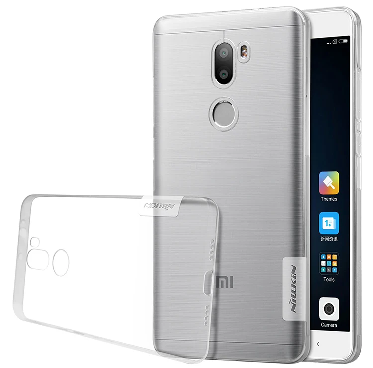 Для Xiaomi Mi 5S Plus Nillkin TPU 0,6 мм Ультратонкий чехол для телефона силиконовый чехол кристально чистый чехол для Xiaomi Mi 5s Plus - Цвет: Прозрачный