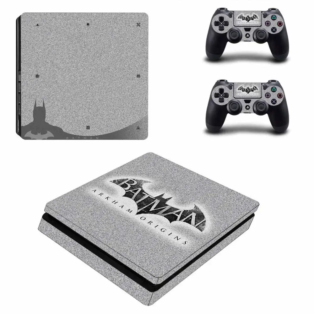 Бэтмен винил PS4 тонкий стикер кожи для Playstation 4 Тонкий консоли и 2 контроллера Скины - Цвет: YSP4S-0822