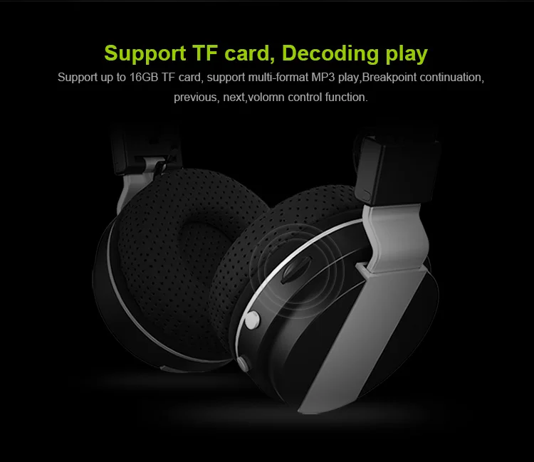ZEALOT B17 Bluetooth наушники с шумоподавлением супер бас беспроводная стерео гарнитура с микрофоном наушники, fm-радио, TF слот для карты