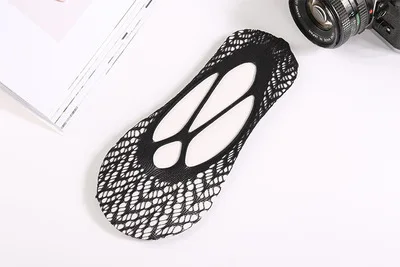 Вечерние пикантные ажурные колготки для женщин черные сетчатые прозрачные чулки