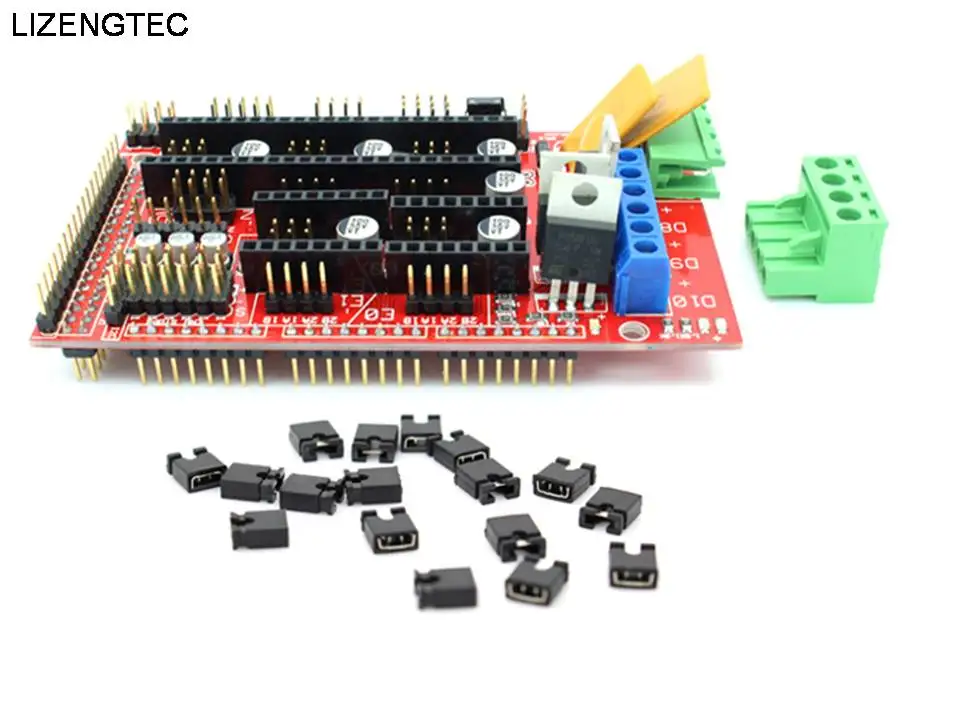 Бесплатная доставка запчасти для 3D принтера LIZENGTEC RAMPS 1 4 Reprap MendelPrusa|printer part|3d part3d