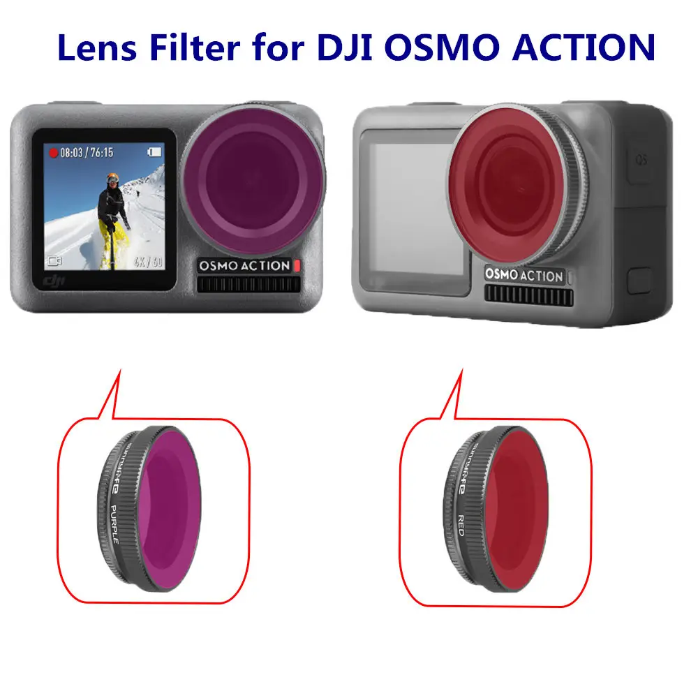 Osmo Action Filter ND 4 8 16 32/CPL/UV/ND PL набор фильтров для оптического стекла DJI Спортивная