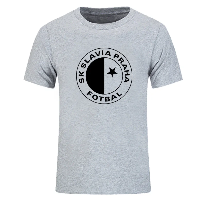 Bitch COOFFEE, новинка, SK Slavia Praha, футболка с чешским принтом в Праге, качественная хлопковая футболка для мужчин, большие размеры, XS-2XL - Цвет: 11