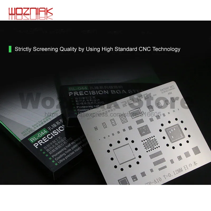 WOZNIAK для IPHONE 6/6P/6S/6SP/7G/7P/8G/8P/X/XR/XS Максимальная теплоотдача Оловянная сетка паяльная