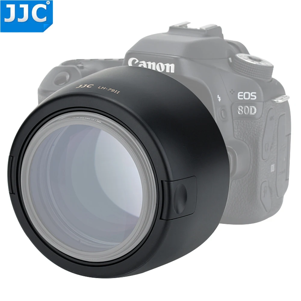 

JJC аксессуары для камеры DSLR, черная бленда объектива для Canon 85 мм f/1.2L USM/EF 85 мм f/1.2L II USM