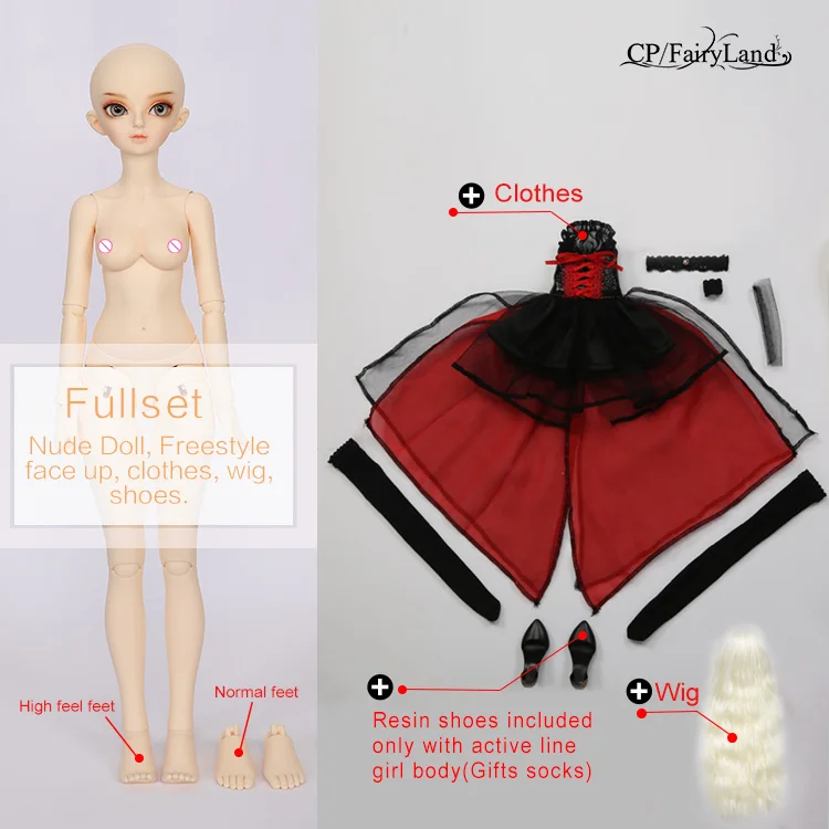 BJD куклы Волшебная страна Minifee Rena костюм fulllset 1/4 msd fairyline littlemonica девушки jiont luts dolltown bluefairy dollsbe