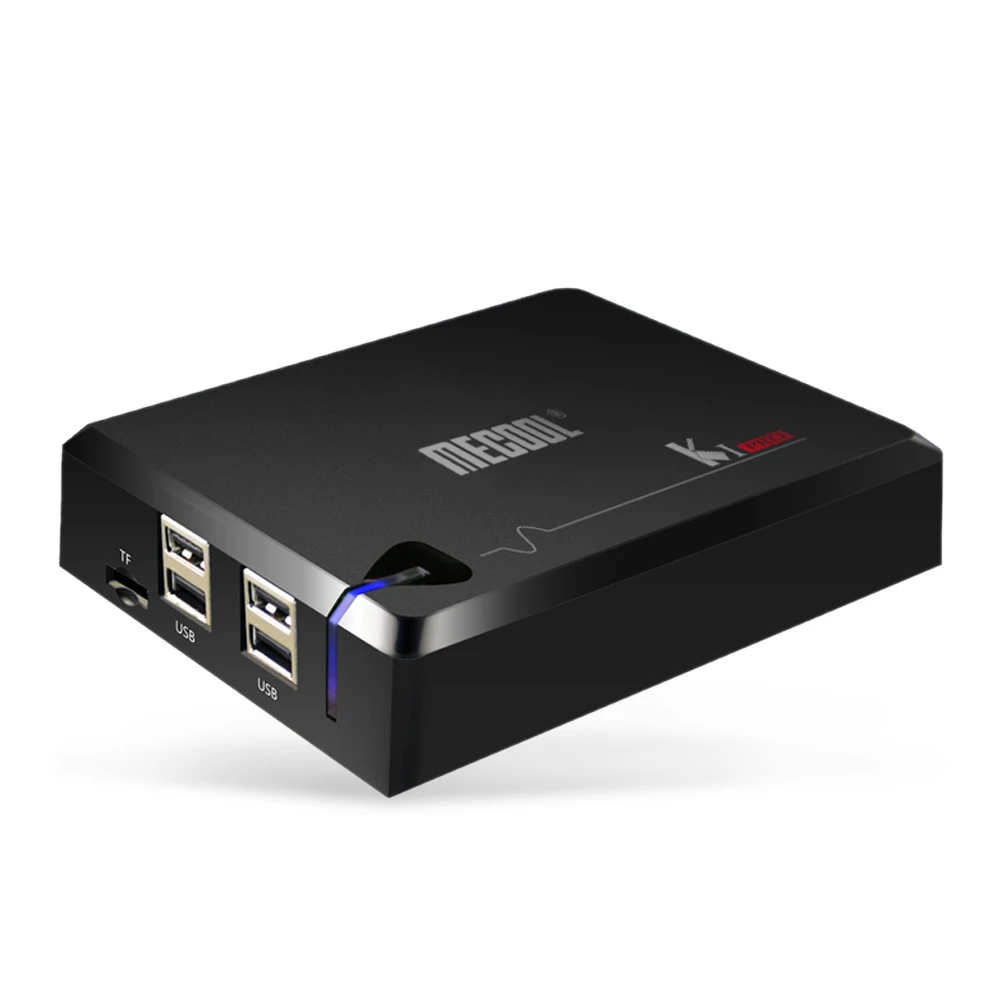 Новинка! Mecool Ki Pro ТВ коробка S2 + T2 DVB Amlogic S905D Quad 2 г 16 Поддержка и S2/DVB T2/DVBS2 Декодер
