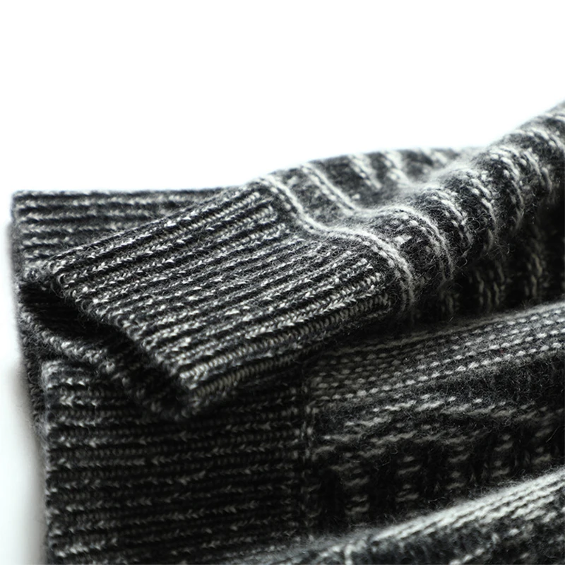 Shuchan Winter Women Sweater Loose 100% Cashmere Ripped O-neck Pullover Female Thick Warm Streetwear Tops | Женская одежда