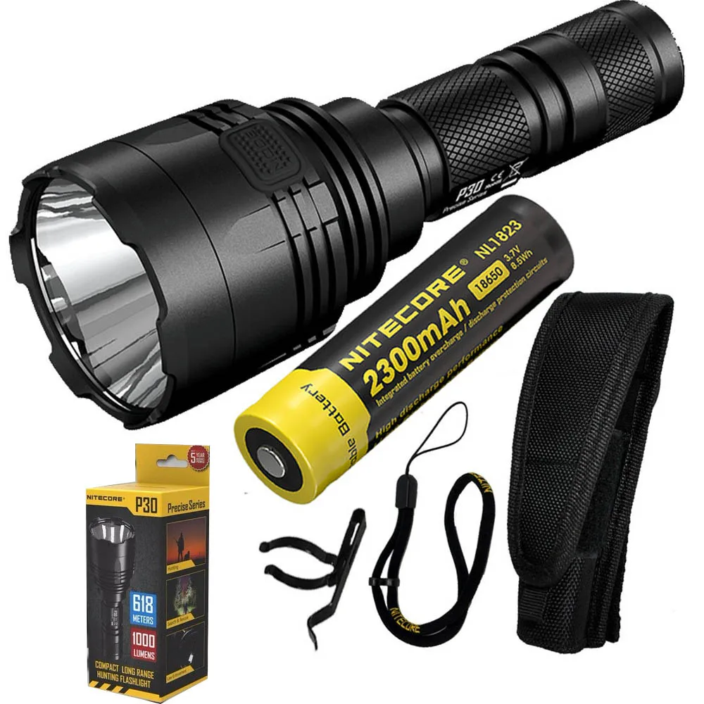 NITECORE P30 вспышка светильник CREE XP L HI V3 светодиодный Макс. 618 лм дальность луча 2300 м