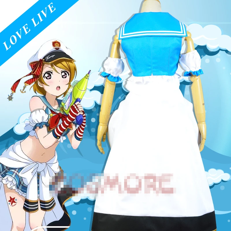 2017 хит продаж косплей ханаё из аниме Lovelive Navy Пробуждение Koizumi Костюм Униформа