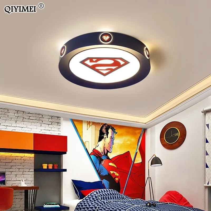 Cartoon Led Chandelier Lights Princess Boys Bedroom Dimmable Iron Lamp Fixture Modern Kid Children Girls' Room Lampadari Lustres