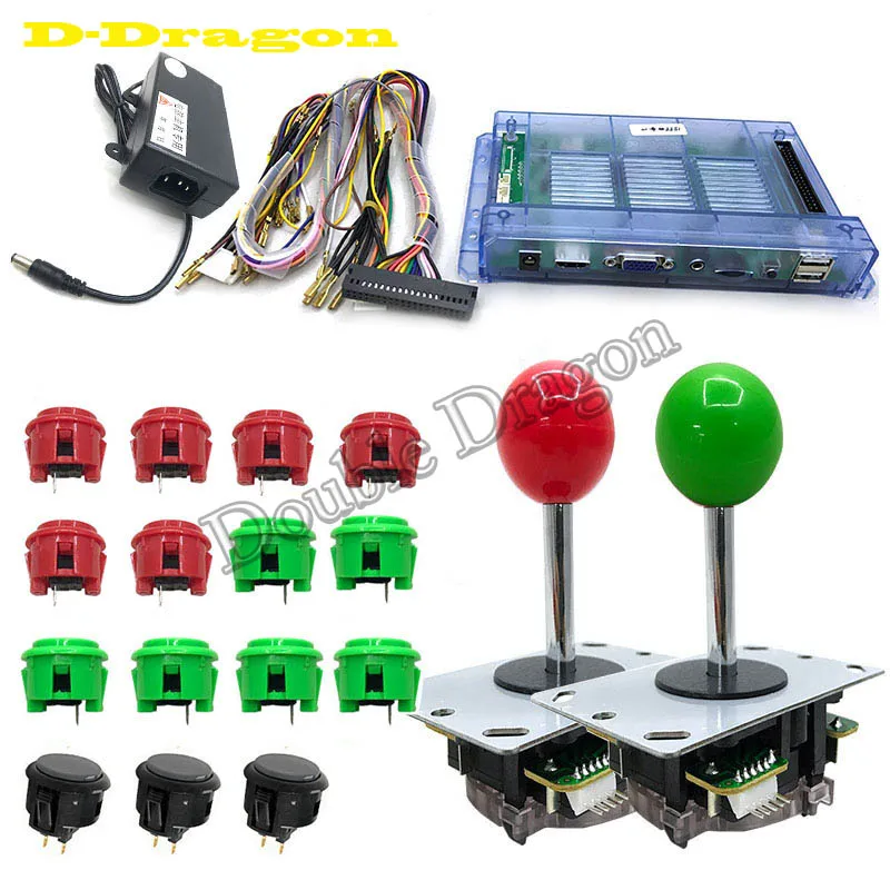 Pandora Box 6S 1388 в 1 Jamma игровой PCB DIY аркадный комплект/набор кнопочный джойстик для ретро нулевой задержки игровой машины