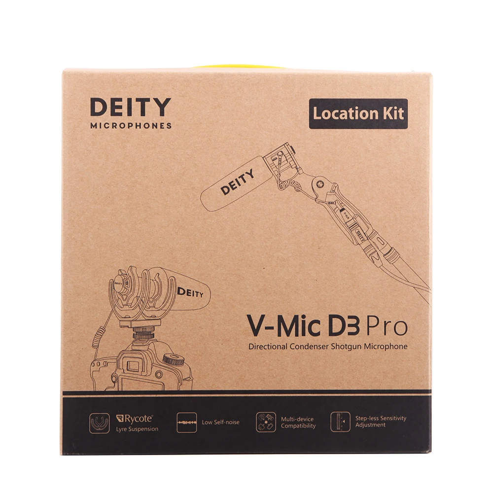 Deity V-Mic D3 Pro направленный микрофон для iPhone XS Android смартфон планшет DSLR на ноутбук с камерой ПК компьютер аудио видео микрофон