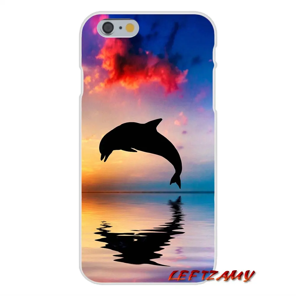 Soft Cases Cover For Xiaomi Redmi Note 6A MI8 Pro S2 A2 Lite Se MIx Max 2 3 F1 Oneplus 6T Sunset And Jumping Dolphin ocean | Мобильные