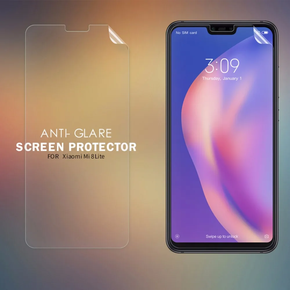2 шт./лот для xiaomi mi 8 lite протектор экрана NILLKIN плотно прилегающие к уху супер чистый