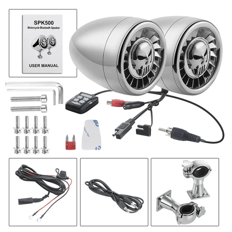5 дюймов мотоцикл Bluetooth динамик водонепроницаемый ATV/UTV/Harley Музыка Аудио Звуковая