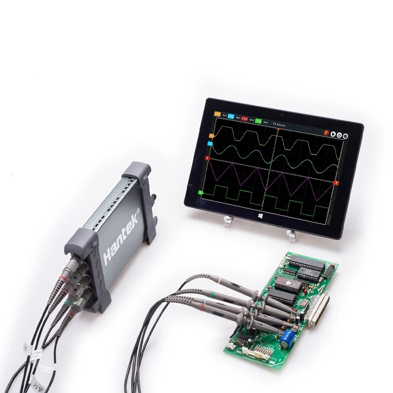 Новый Hantek6104BD осциллограф 4 Каналы 6104BD генератор сигналов произвольной формы 100