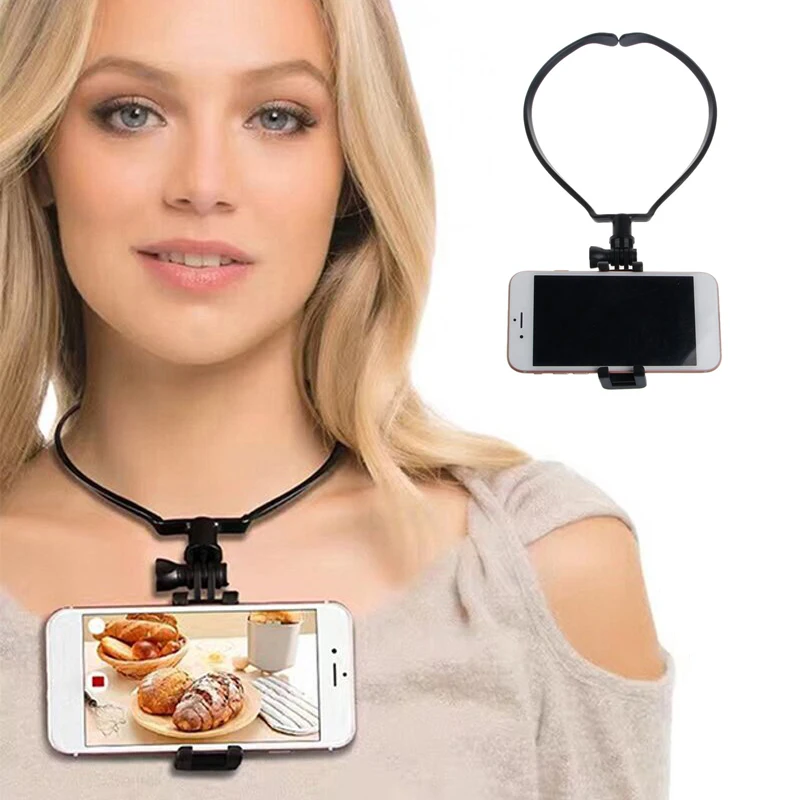 Держатель для телефона без рук Lazy Neck переносной кронштейн смартфона Xiaomi Samsung Sony