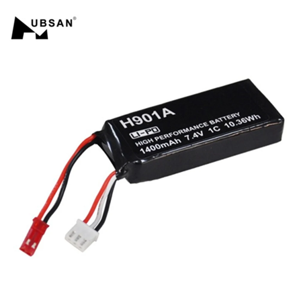 Оригинальный аккумулятор LiPo 7 4 В 1400 мАч для Hubsan H501A H501S H502S H107D FPV2 H123D передатчик