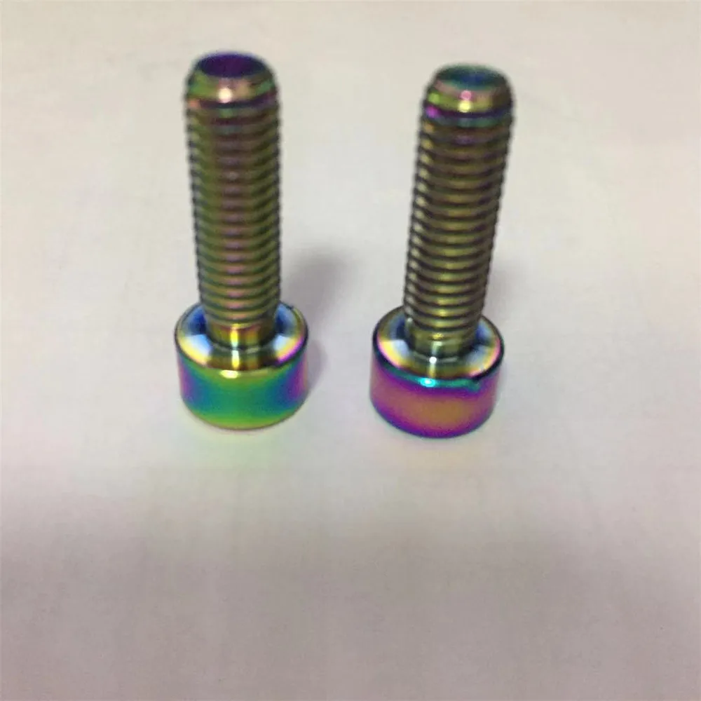 1 шт. M6x20mm Кривошип горного велосипеда замок болт Титан дорожный велосипед из