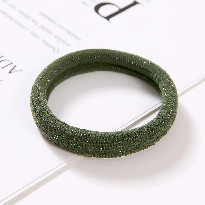 Style1-Green 61 стиль, 1 шт., эластичные резинки для волос, резинка для волос, аксессуары для волос для девушек, повязки для волос для женщин, резинки для волос - Цвет: Style1-Green