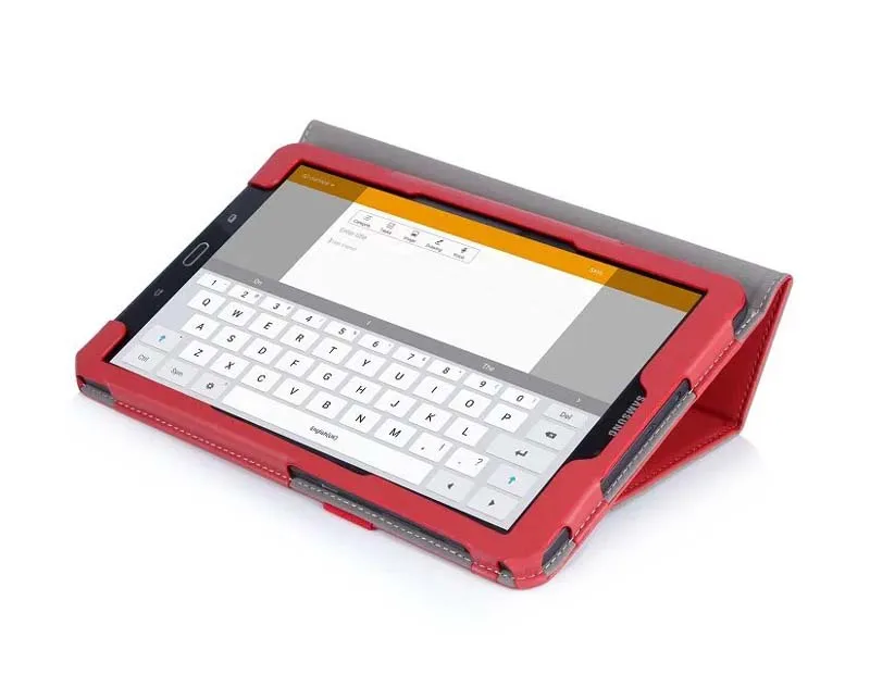 Чехол подставка из искусственной кожи для Samsung Galaxy Tab A 10 1 T585 T580|for samsung galaxy tab|strap