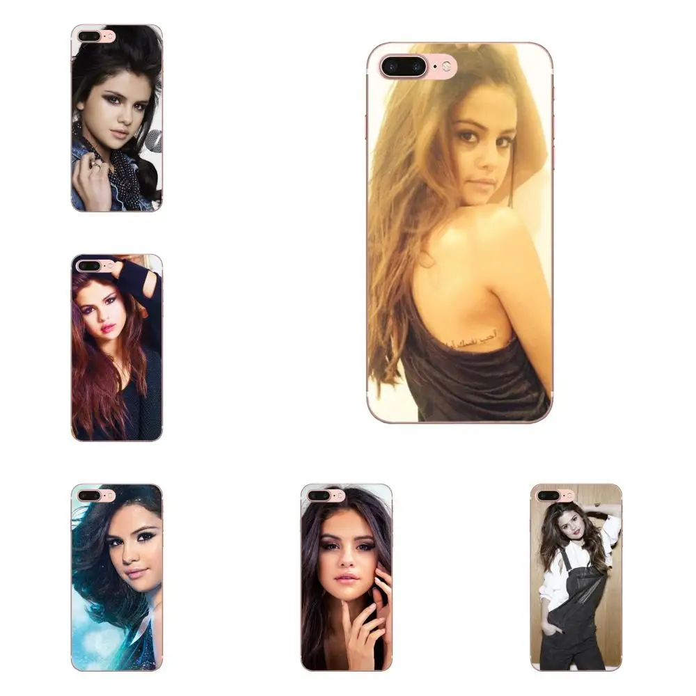Мягкий чехол из ТПУ Selena Gomez для Samsung Galaxy Note 5 8 9 S3 S4 S5 S6 S7 S8 S9 S10 mini Edge Plus Lite|Бамперы| |