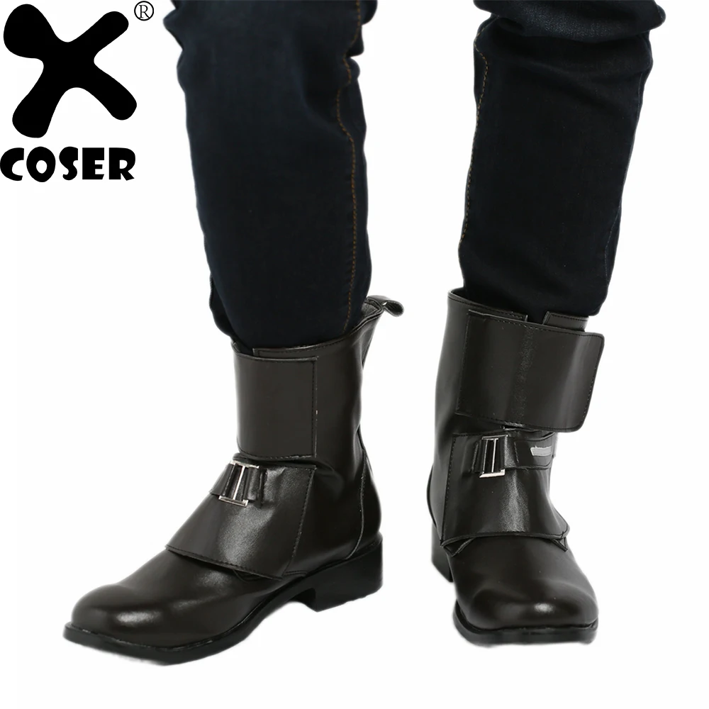 Обувь XCOSER Rogue One A Story Jyn Erso черные ботильоны из искусственной кожи 2018 обувь для