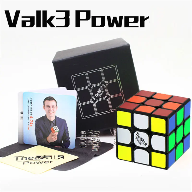 Qi Mofangge Valk3 Series Power 3X3X3 магнитный мини магический скоростной куб головоломка для WCA