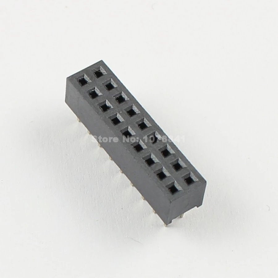20 штук 2 мм 0 Шаг 2x9 Pin 18 контактный разъем Dual Row прямой штыревой полосы|pin strip female|strip |