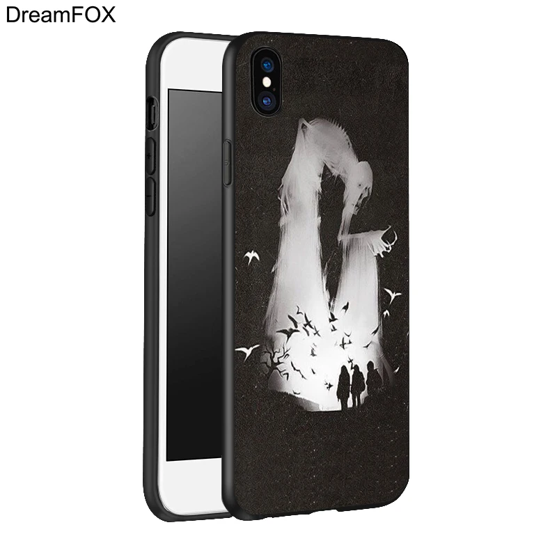 DREAMFOX L374 Гарри Поттер Черный Мягкий ТПУ силиконовый чехол для Apple iPhone XR XS Max X 8 7 6 6S