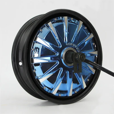 12 inch 1500W2000W3000W motor 72V96V120V electric car modified motor - Цвет: 3000W blue