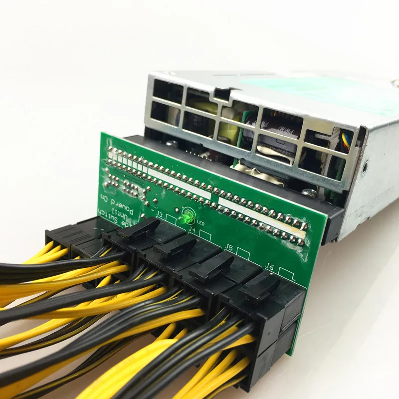 1200W Miner импульсный источник питания для GPU Rig Mining BTC ETH Ethereum DPS 1200FB A 438202 002 440785 001 DL580G5