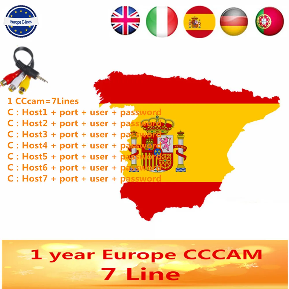 C lines сервер для детей в возрасте от 1 года cccam 7 Lines на Европа Испания Германия