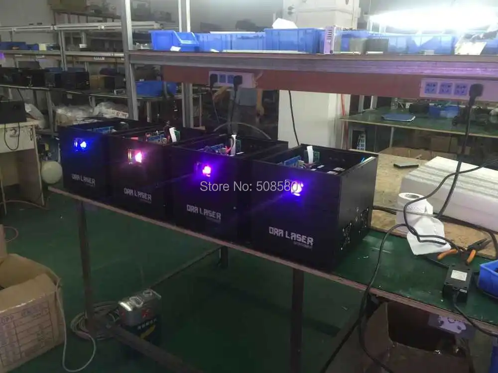 F светильник+ многоцветный 4 Вт RGB анимационный лазерный сценический светильник аналоговая модуляция 30 кппс сканер ILDA контроль 4000 МВт rgb лазер