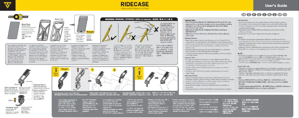 Чехол Topeak Ride для iPhone6, 6 S, 7, 8, чехол для крепления на руль, чехол для крепления на руль, аксессуары для велоспорта MTB, шоссейного велосипеда