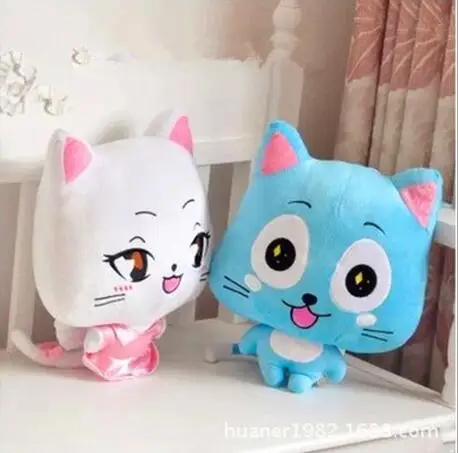 50 см аниме фигурки счастливые и Lulu животные Фея Хвост Плюшевые игрушки
