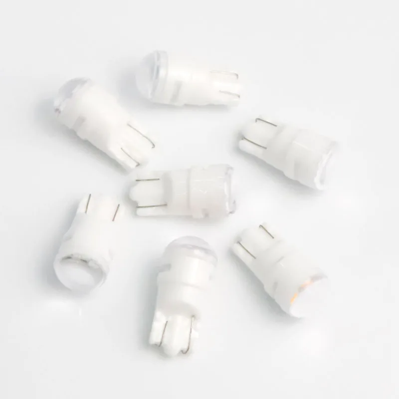 10pcs T10 standard Original Wedge ceramics 3 SMD 2835 LED 20MA Roman column spot W5W 194 501 Interior light Parking Lamp | Автомобили и