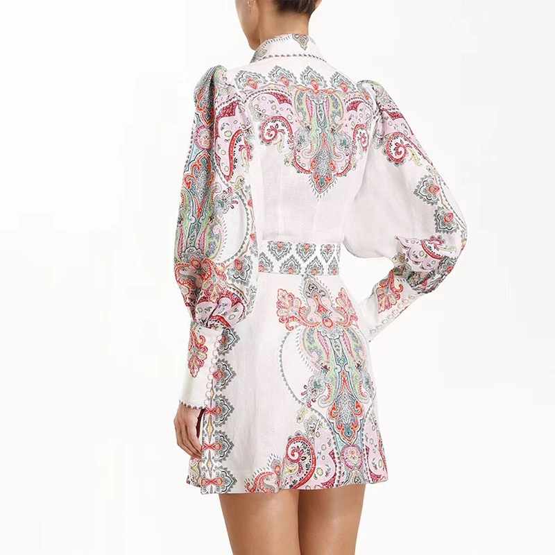 Tang женское платье с длинным рукавом филигранная рубашка шелковое суд барокко