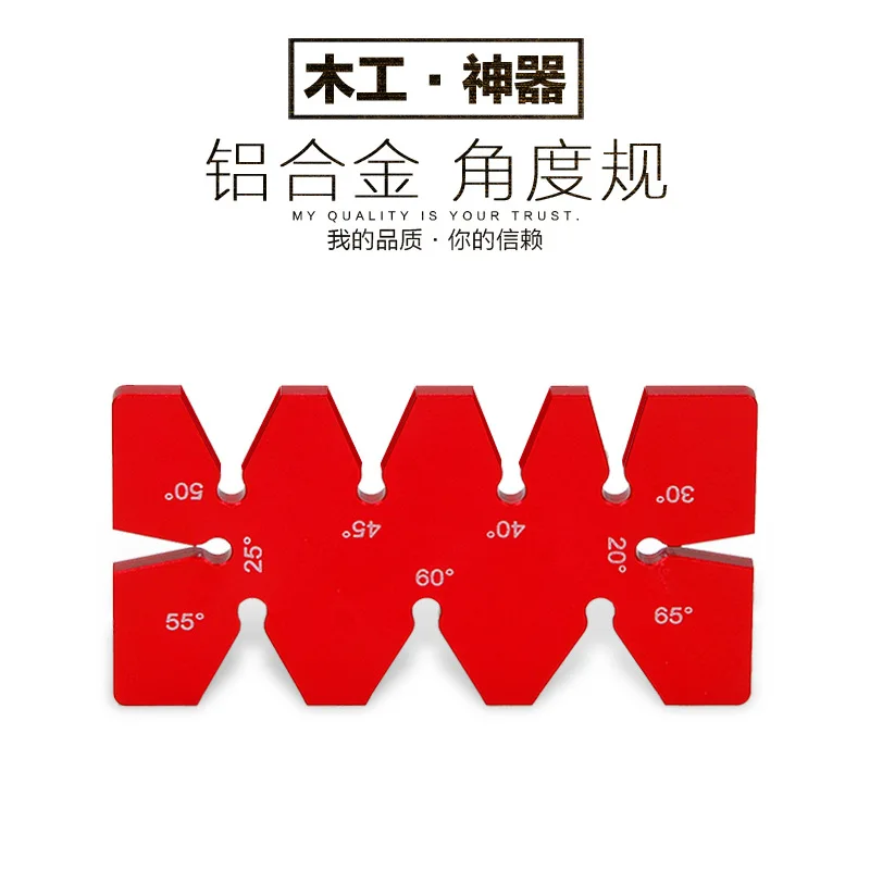 

High quality Woodworking Tool Angle Measurer Scale Plate DIY Accessories carpenter tools gauges layout tool
