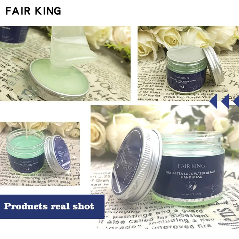 Яркий гламурный зеленый чай замок воды ремонт маска для рук Уход за кожей красота