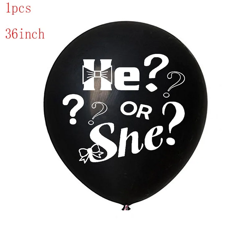 balloon 4 36 дюймов Пол раскрыть вечерние воздушные шары для маленьких мальчиков или девочек шар Синий Розовый Пол показывают воздушные шары День рождения украшения дети клипсы для воздушных шаров - Цвет: balloon 4