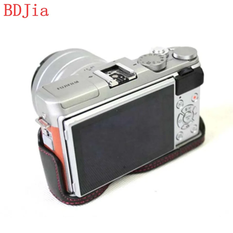 Модная сумка для камеры чехол Fujifilm XA7 XA20 XA5 XA10 XA3 из искусственной кожи половинный