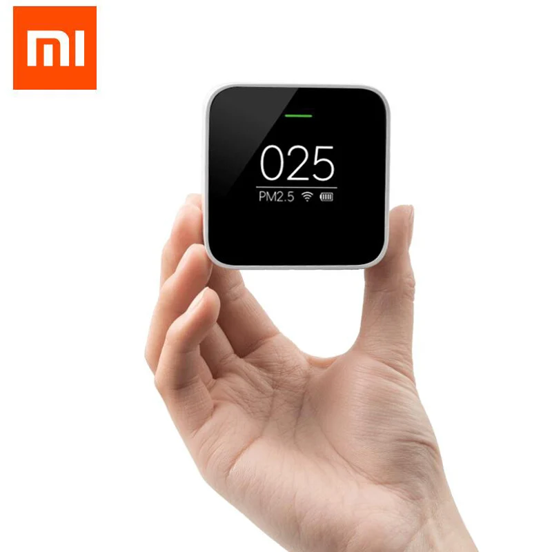 Xiaomi Smart PM2.5 портативный oled экран Wi Fi 2 4 ГГц с воздухоочистителем мониторинг