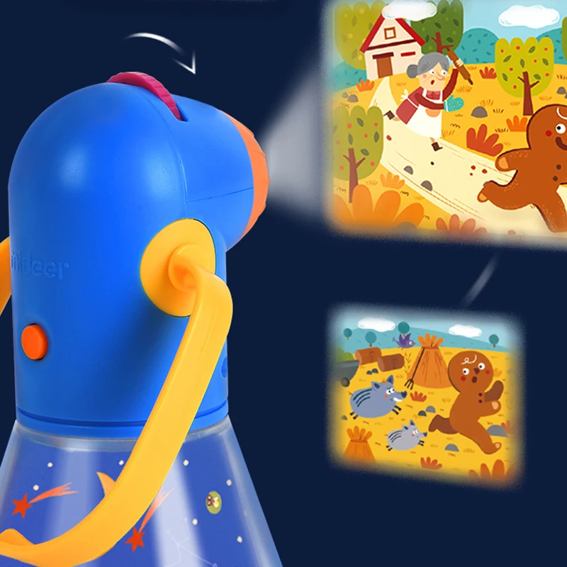 Детский сборник сказок игрушка фонарь материалы montessori проектор сенсорные