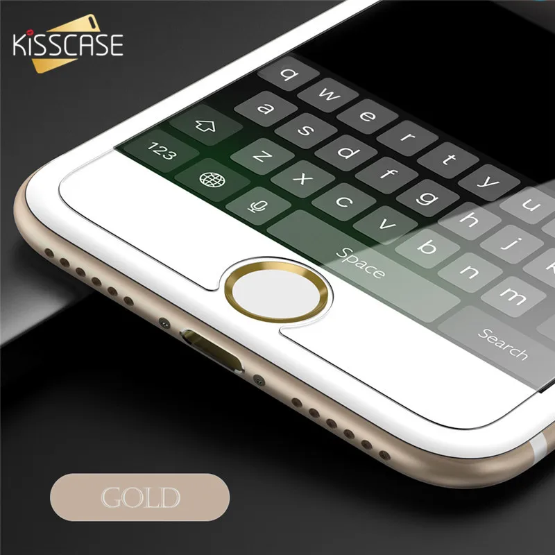 Универсальная наклейка на кнопку Home для iPhone 8 7 6 6s Plus 5s 5 5c SE 4S Чувствительная защита от отпечатков пальцев Touch ID для iPad Air 2 3 4 - Цвет: Gold and Wihte