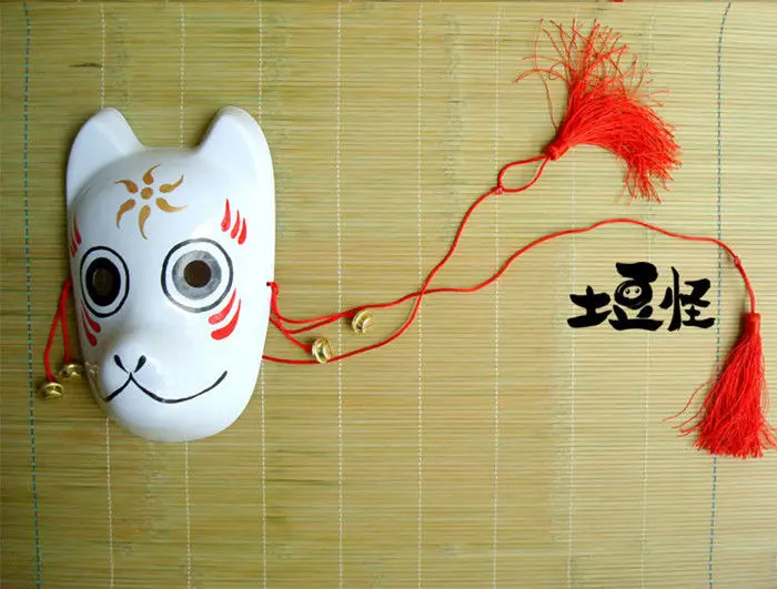 Hotarubi no Mori e Gin напечатанная вручную аниме маска для косплея Хэллоуина|mask halloween